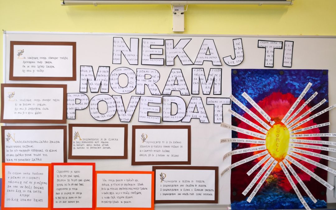 Kulturni dan Nekaj ti moram povedat